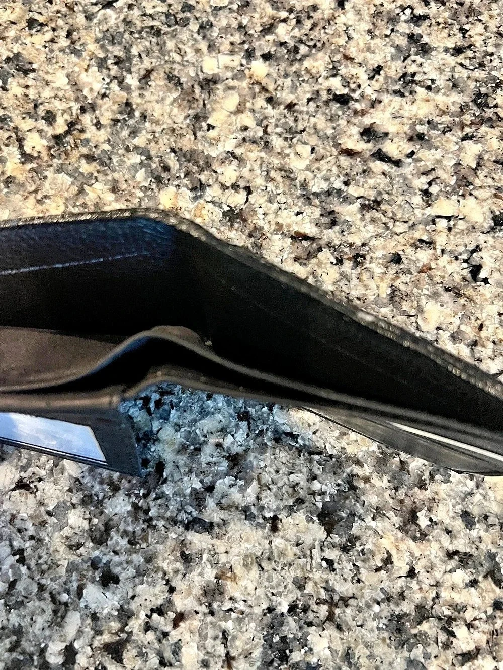 Stingray Handcrafted Genuine Exotic Leather Black Bifold Men’s Wallet New
